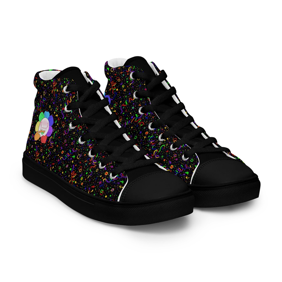 Black Arcade Flower Sneakers product image (27)