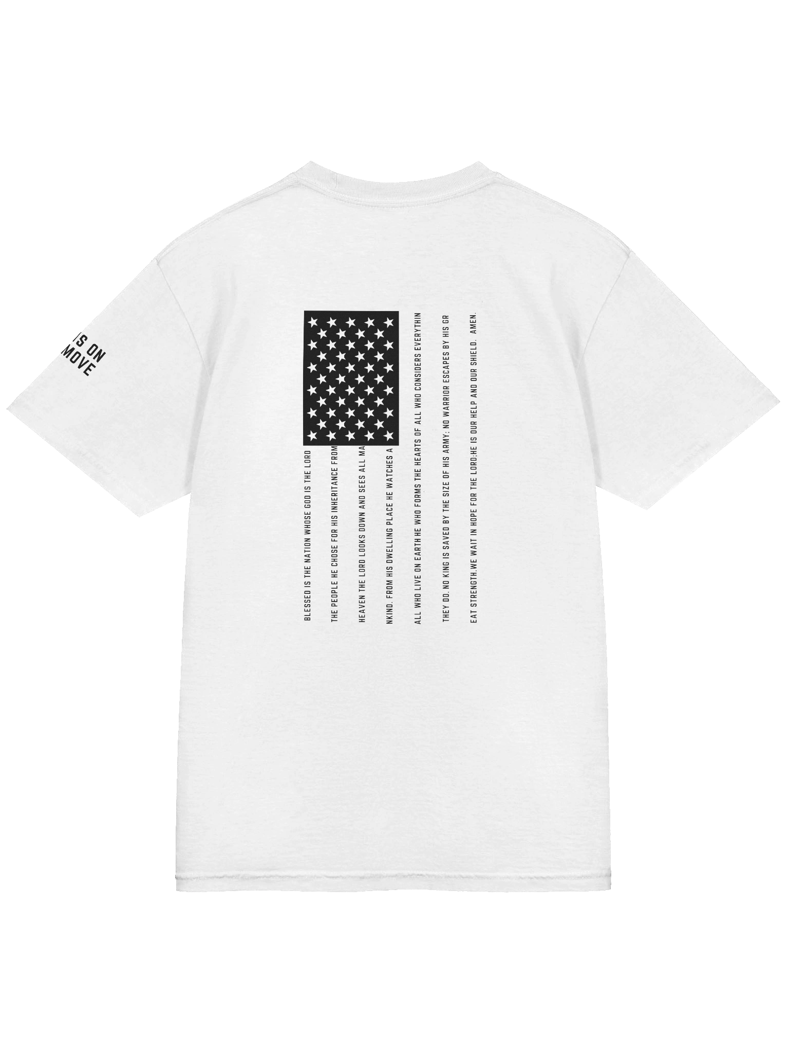 The Blessed America T-Shirt (Back and Side Design) product image (5)