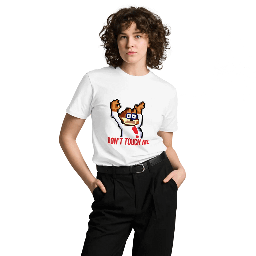 Don't Touch Me T-shirt White product image (8)