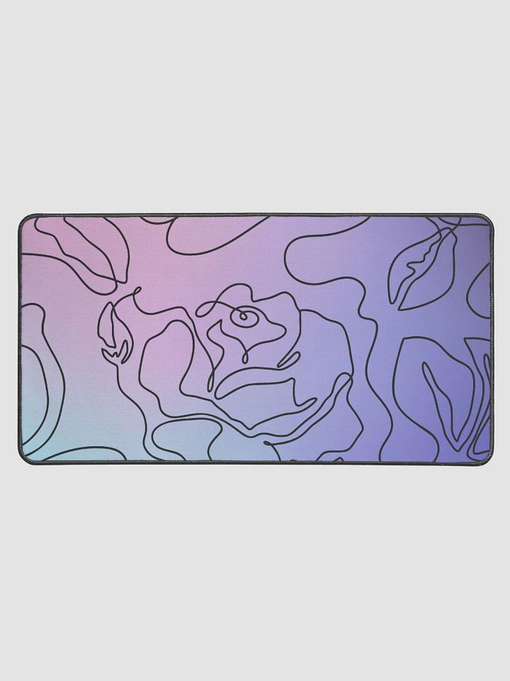 Desk Mat Pattern Line Art Purple Gradient product image (1)