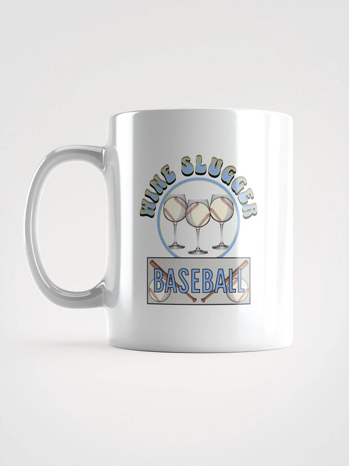 Wine Slugger Baseball White Glossy Mug product image (1)