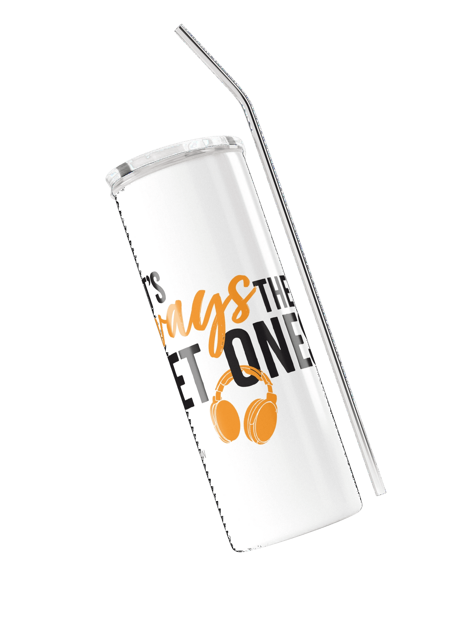It's Always The Quiet Ones Stainless Steel Tumbler (White) product image (3)