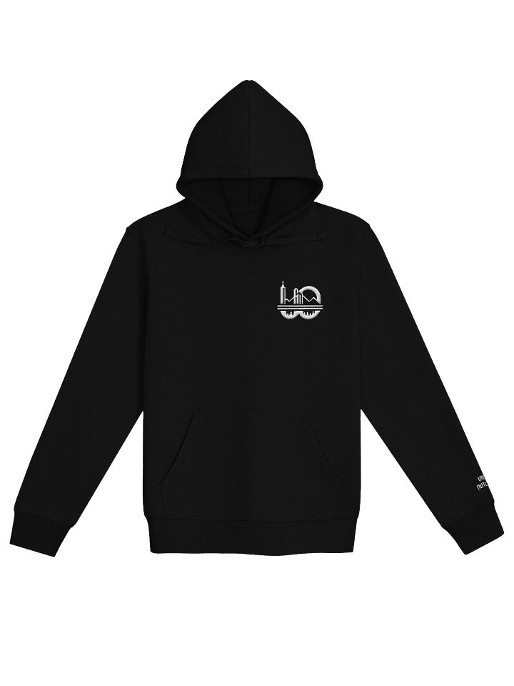 The Skyline Hoodie | Organic Cotton | Black product image (1)