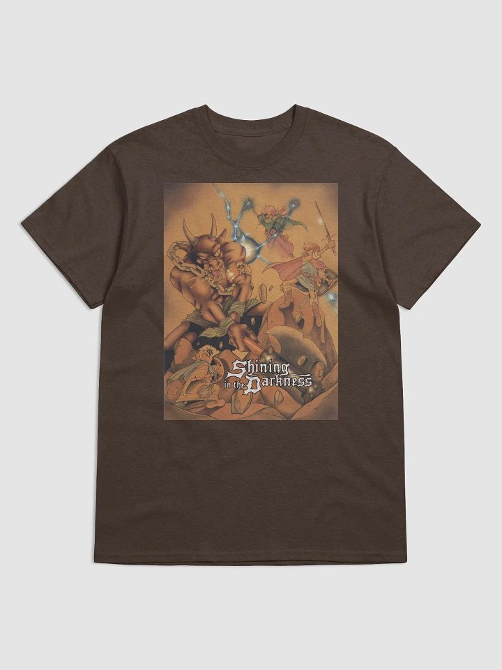 Shining in the Darkness: Minotaur Battle T-Shirt product image (1)
