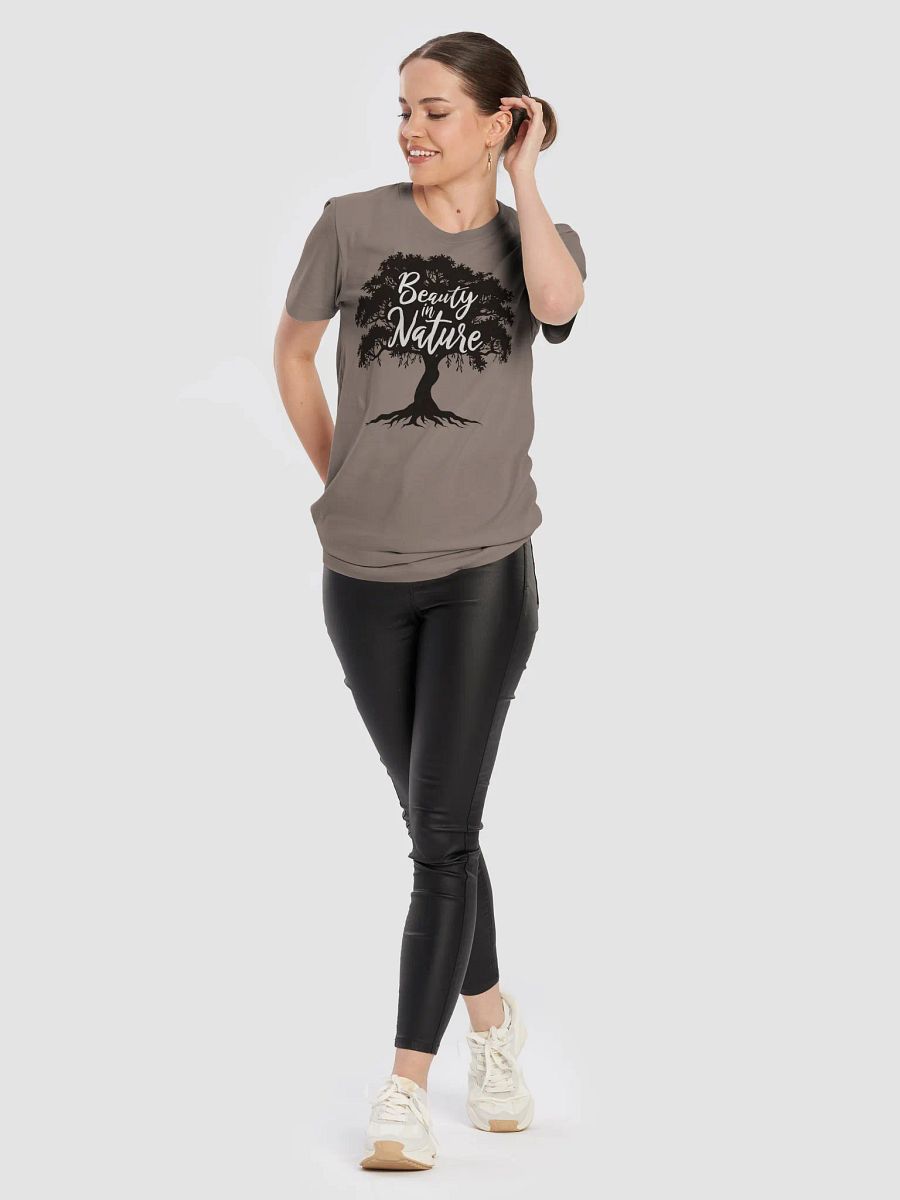 Beauty in Nature T-Shirt, Tree Silhouette Graphic Tee, Nature Lover Shirt, Outdoor Adventure Gift, Eco Friendly Unisex Hiking T-shirt product image (6)
