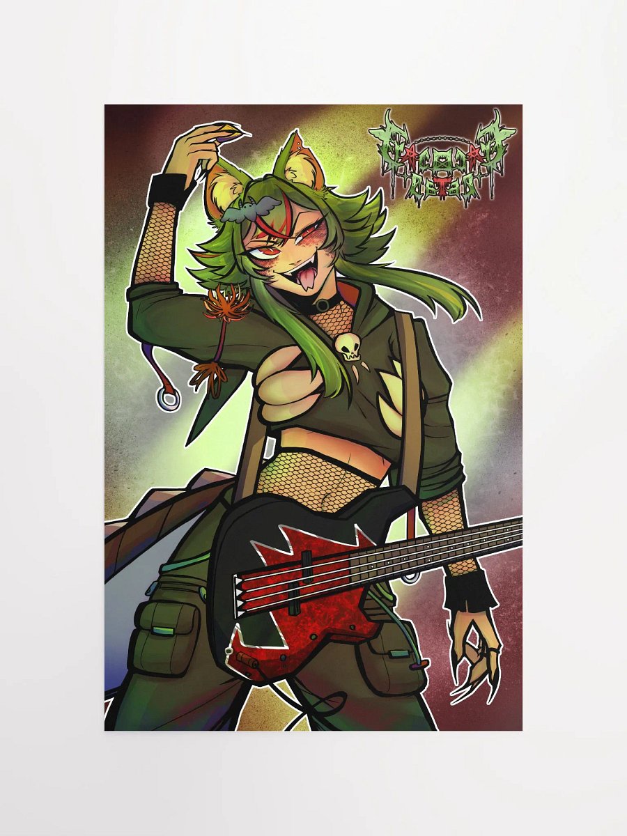 crococat poster! (metal logo) product image (11)
