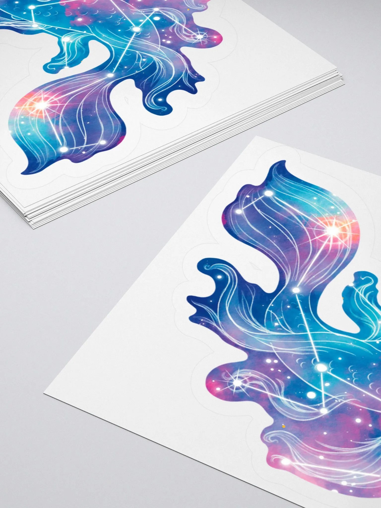 Cotton Candy Galaxy Koi - Sticker product image (4)