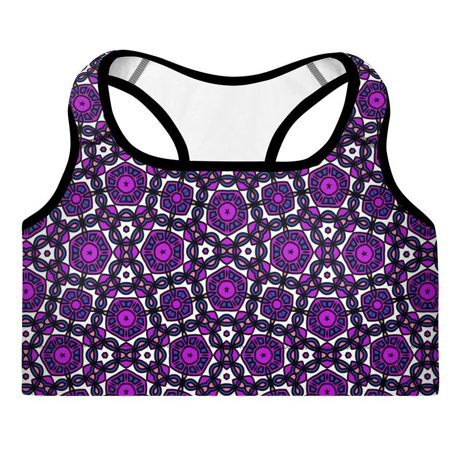 Gender Fluid Abstract (1) - Padded Sports Bra product image (3)