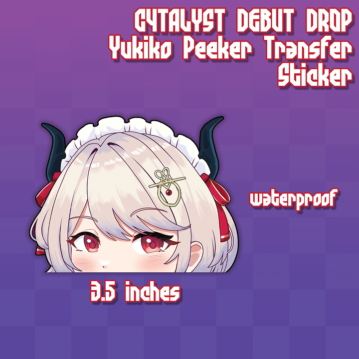 C4TALYST Peeker Sticker [PREORDER] product image (2)
