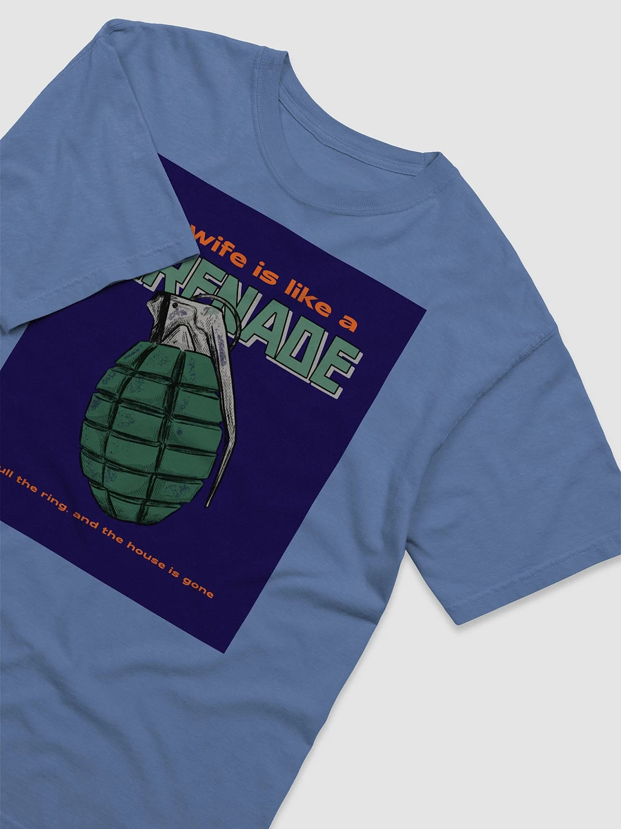 A Wife is like a Grenade T-Shirt: Unleash Explosive Humor! product image (2)