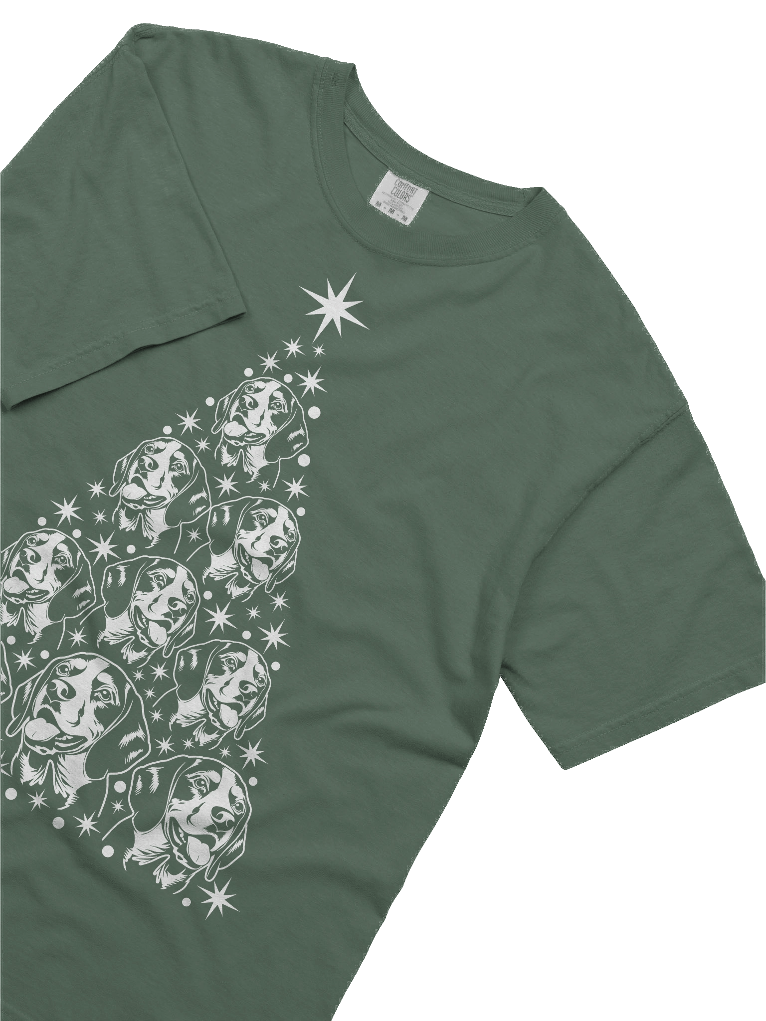 Beagle Christmas Tree T-Shirt product image (7)