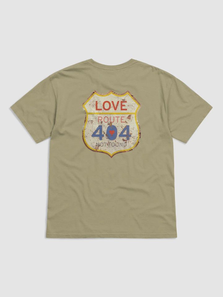 Love Route 404 Unisex Comfort Colors Garment-Dyed Heavyweight T-Shirt (Back Print), Casual Love Tee, Vintage Style Gift, Summer Wear product image (57)