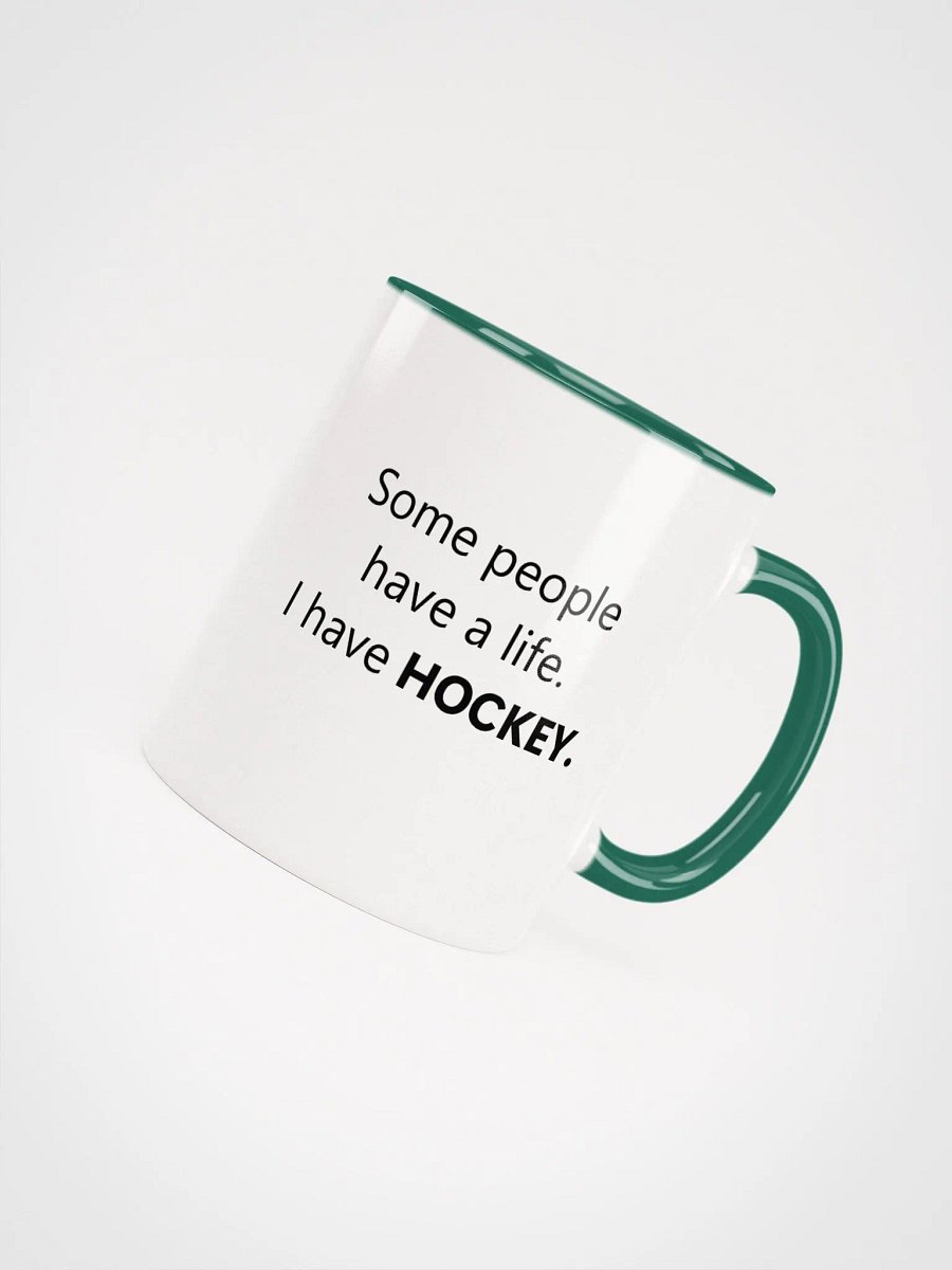 Red logo hockey life mug product image (4)