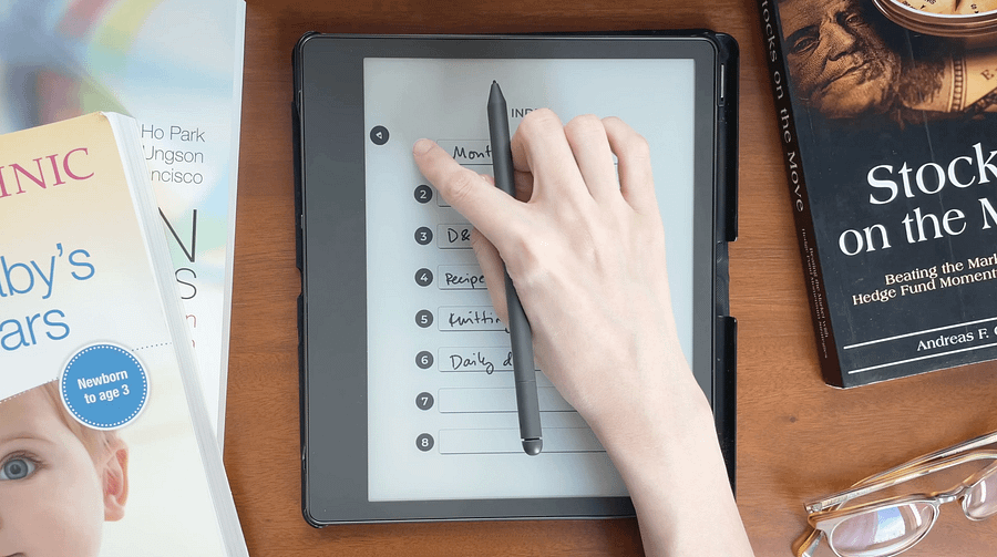 Custom eink notebook - RIGHT tabs product image (2)