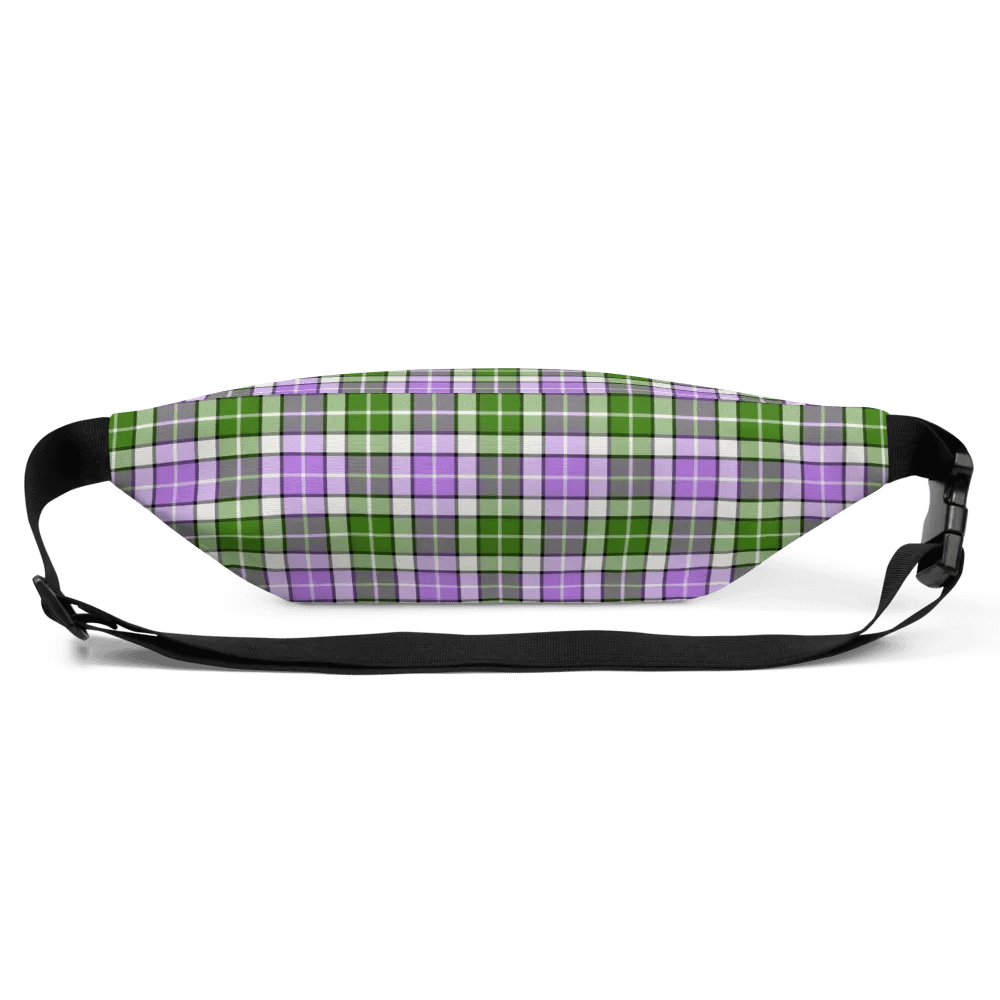 Lavender and Green Plaid Fanny Pack product image (4)