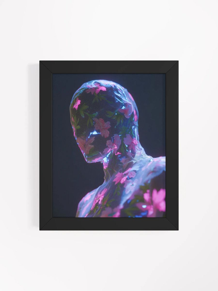 Floral Mesh Mannequin Framed Poster product image (65)