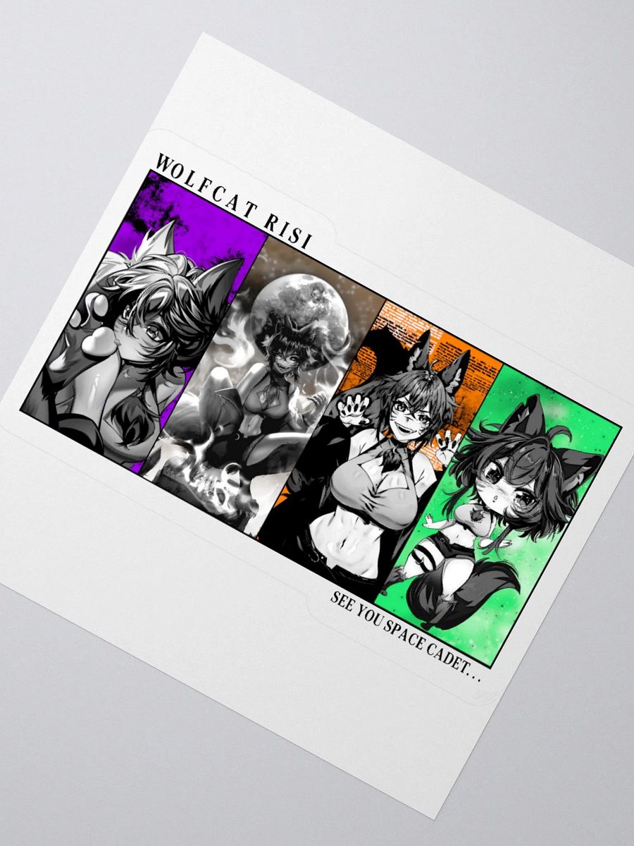 WolfcatRisi Space Cadet Sticker product image (5)