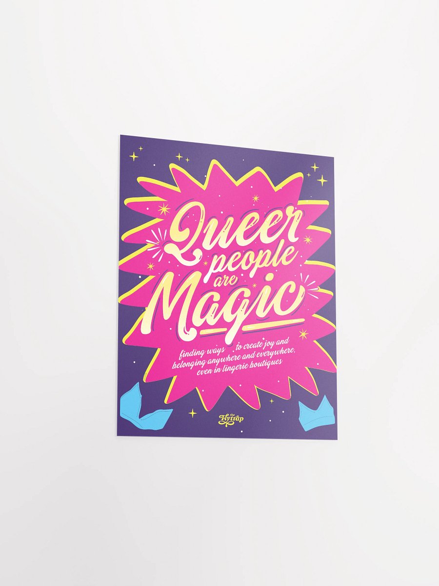 Queer people are magic 8x10 poster product image (3)