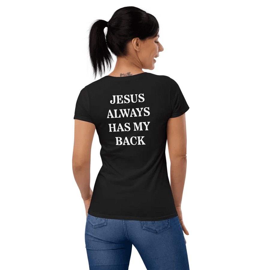 Jesus Always Has My Back | Fitted (Female) product image (9)