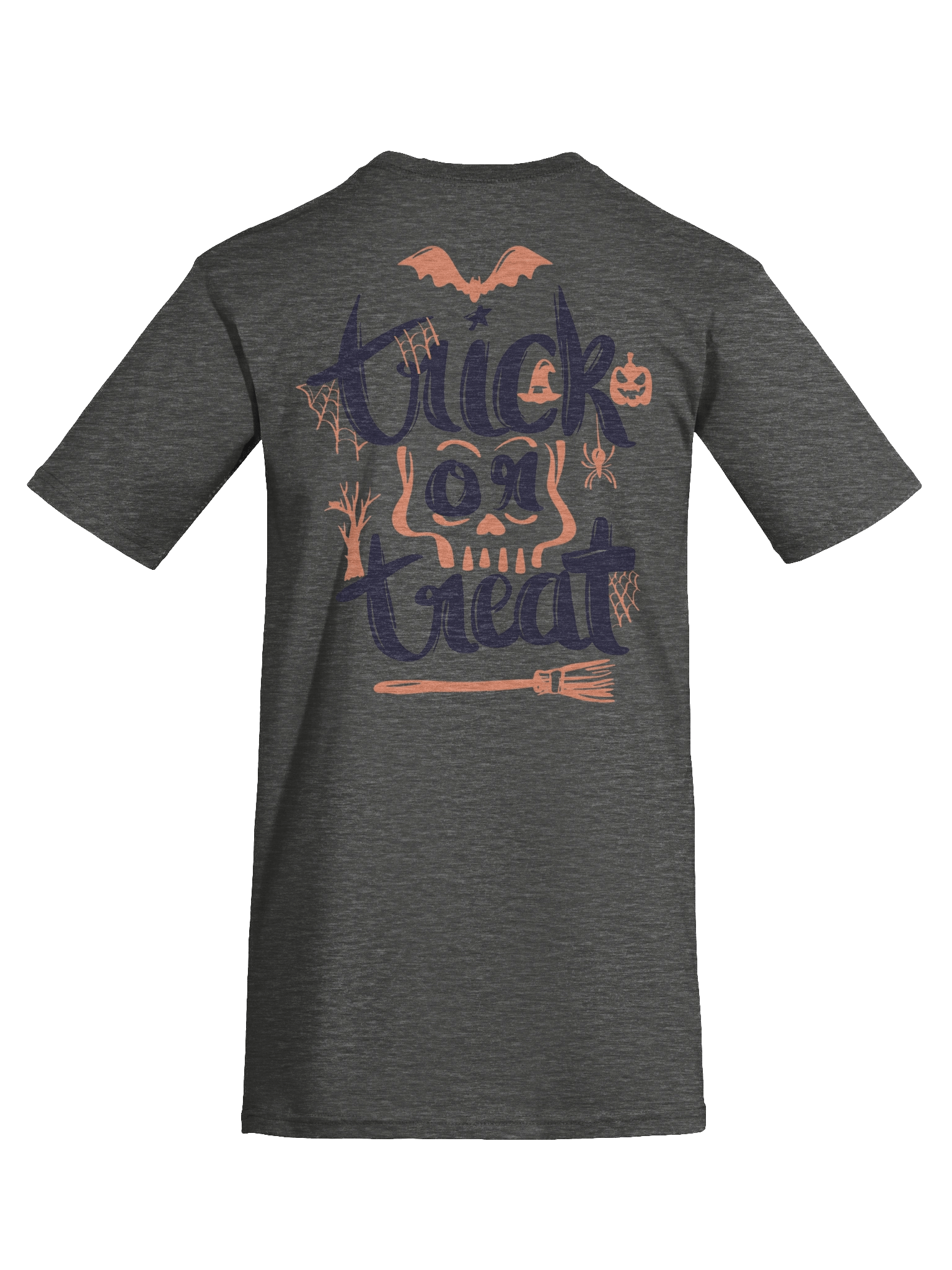 Halloween Trick or Treat Graphic T-Shirt – Unisex Spooky Pumpkin Tee, Soft Cotton, Light Blue product image (35)