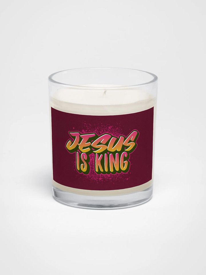 Jesus is King Soy Wax Candle product image (1)