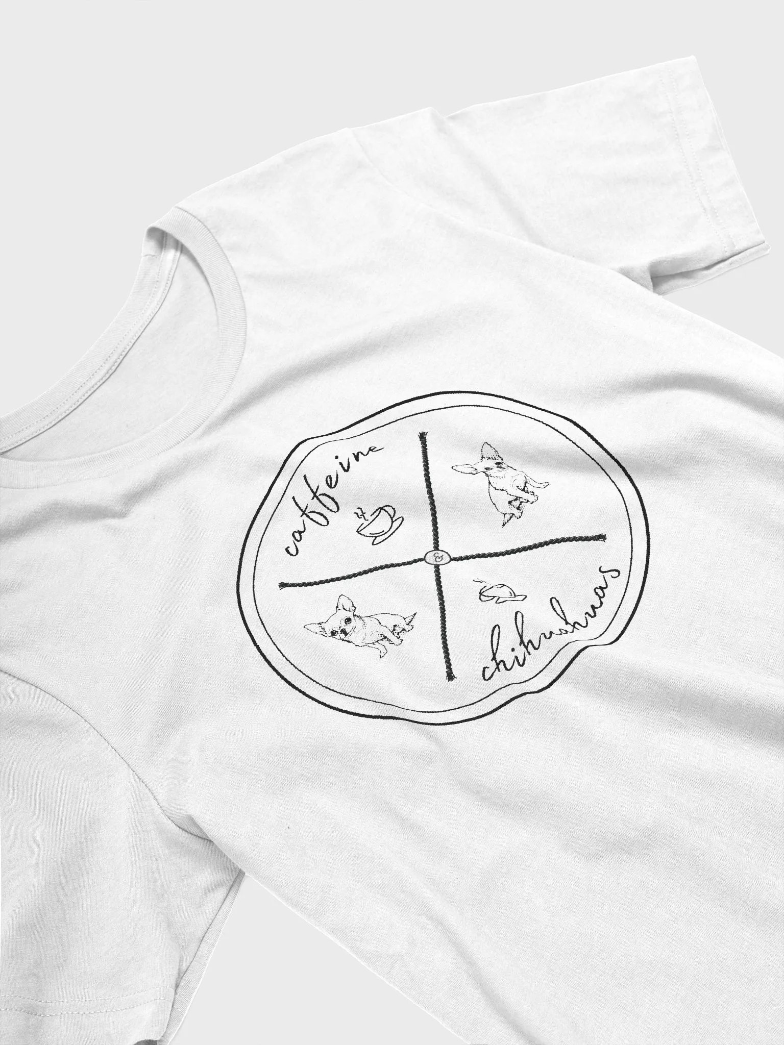 Women's Caffeine & Chihuahuas Tee product image (3)