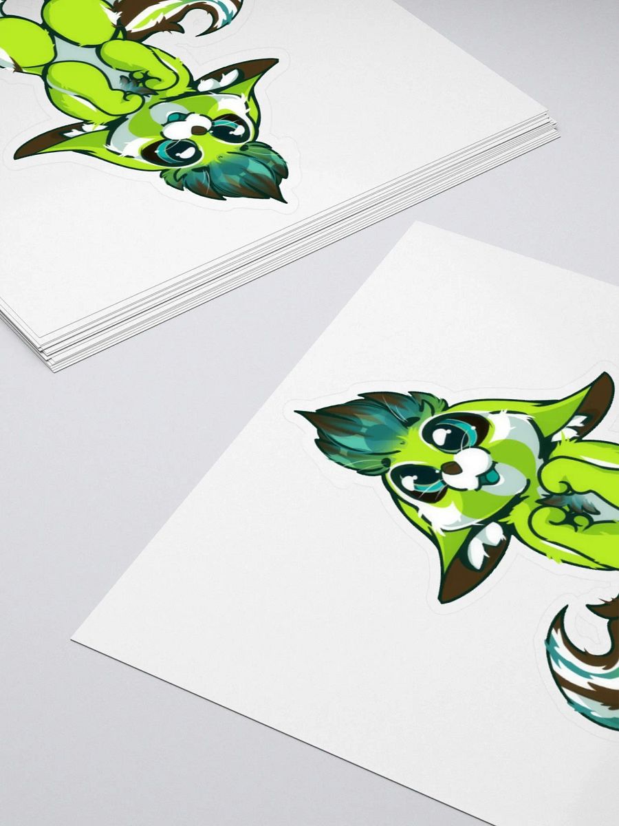 Chibi Avocado Kiss-Cut Sticker product image (8)
