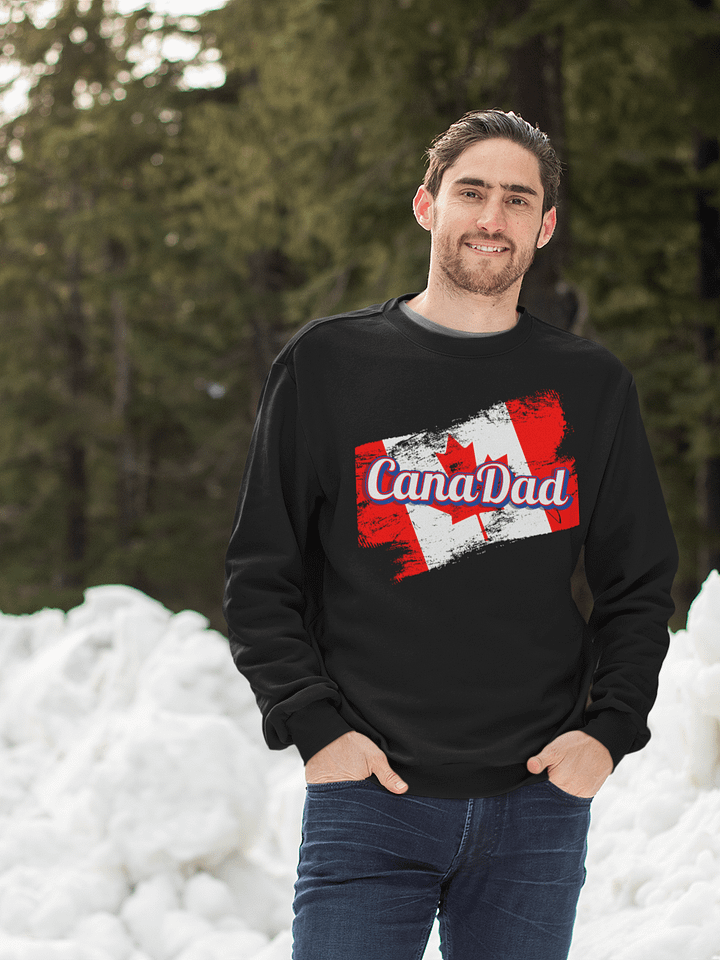 CanaDad Flag Script Sweatshirt product image (1)