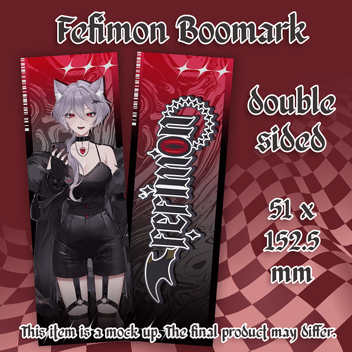 Fefimon Birthday Bookmark product image (1)