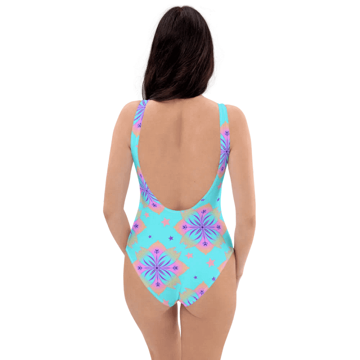 Pretty Pastel Bow Pattern Swimsuit product image (2)