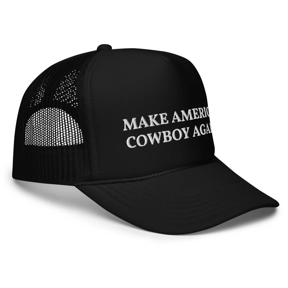 Make America Cowboy Again - Embroidered Trucker Cap product image (3)