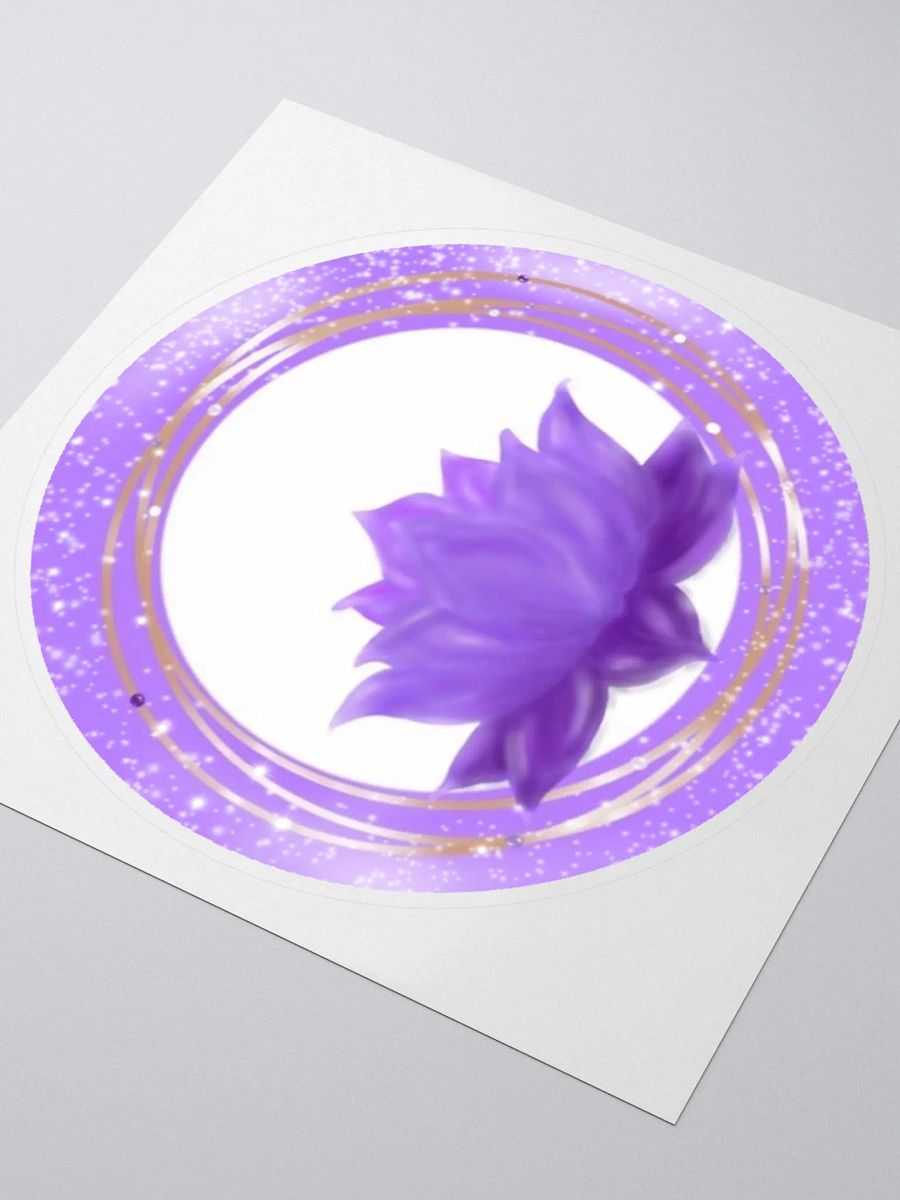 Purple Lotus Flower Sticker product image (3)