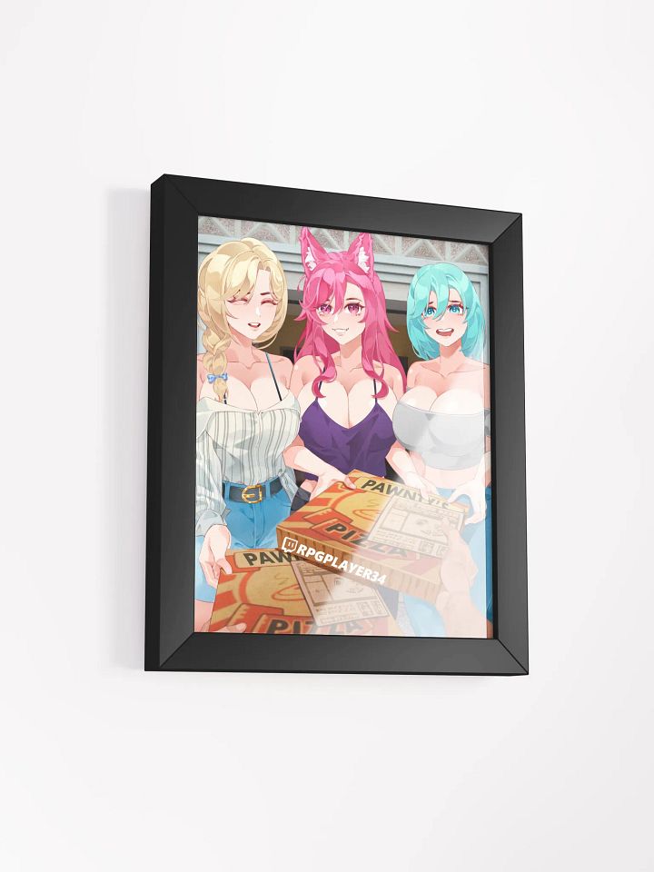 Cynthia, Akihiko, & Selphie - Ordering Pizzas for Ladies Night - SFW - FRAMED product image (2)