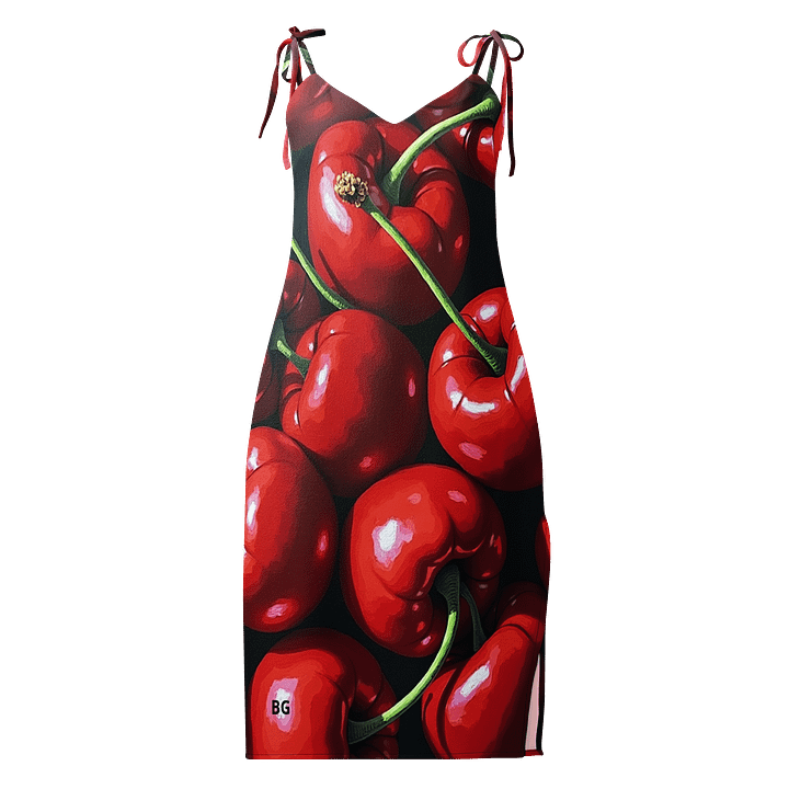 Barry Grady Cherries Chiffon Slip Dress product image (1)