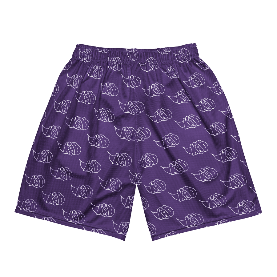 Purple Pattern KB Ball Shorts product image (6)