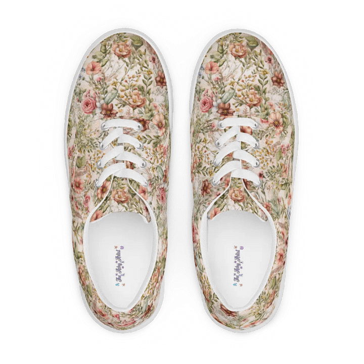 Blossom Breeze Lace-Up Canvas Shoes product image (1)