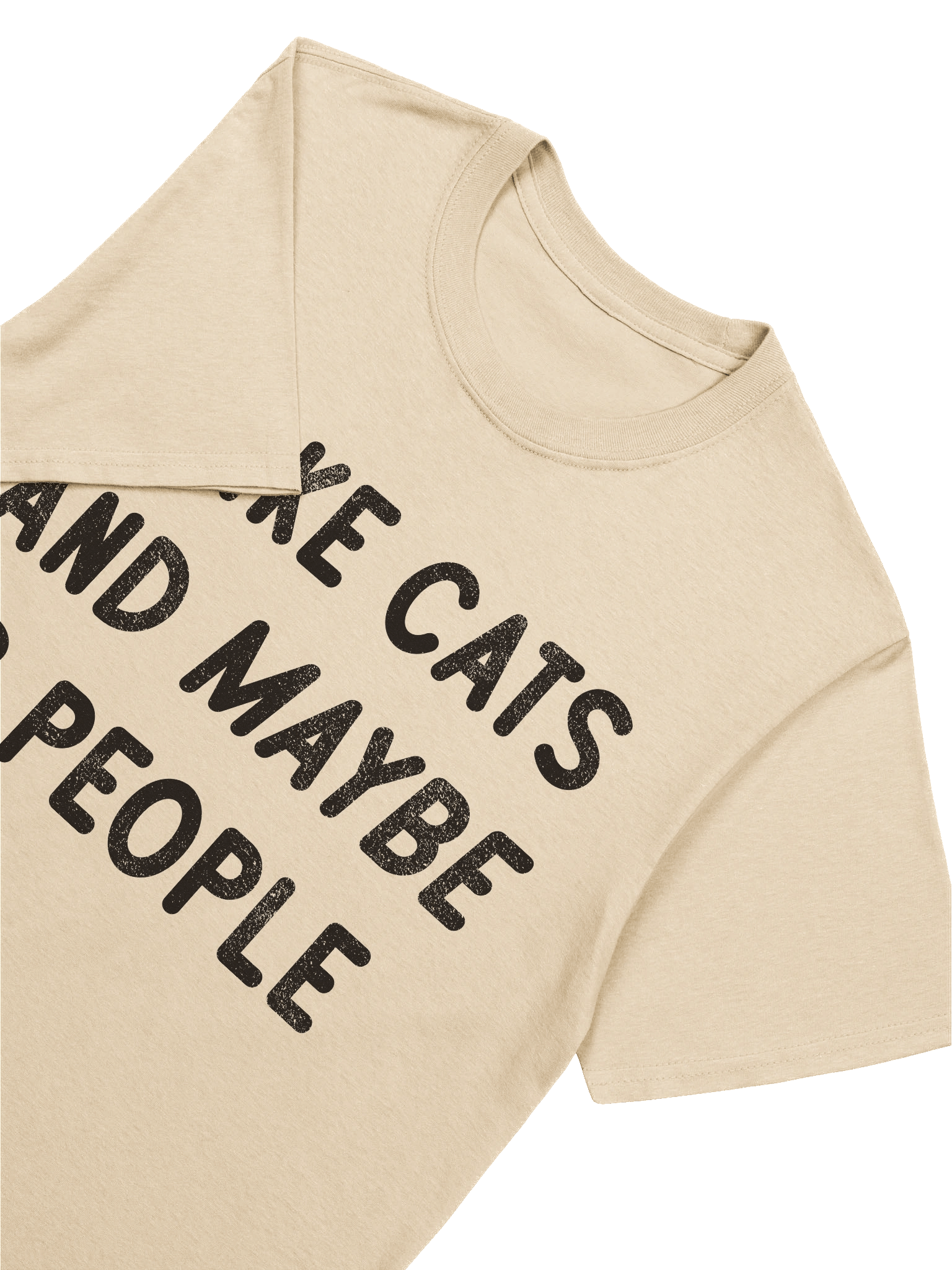 I Like Cats 3 People T-Shirt product image (37)