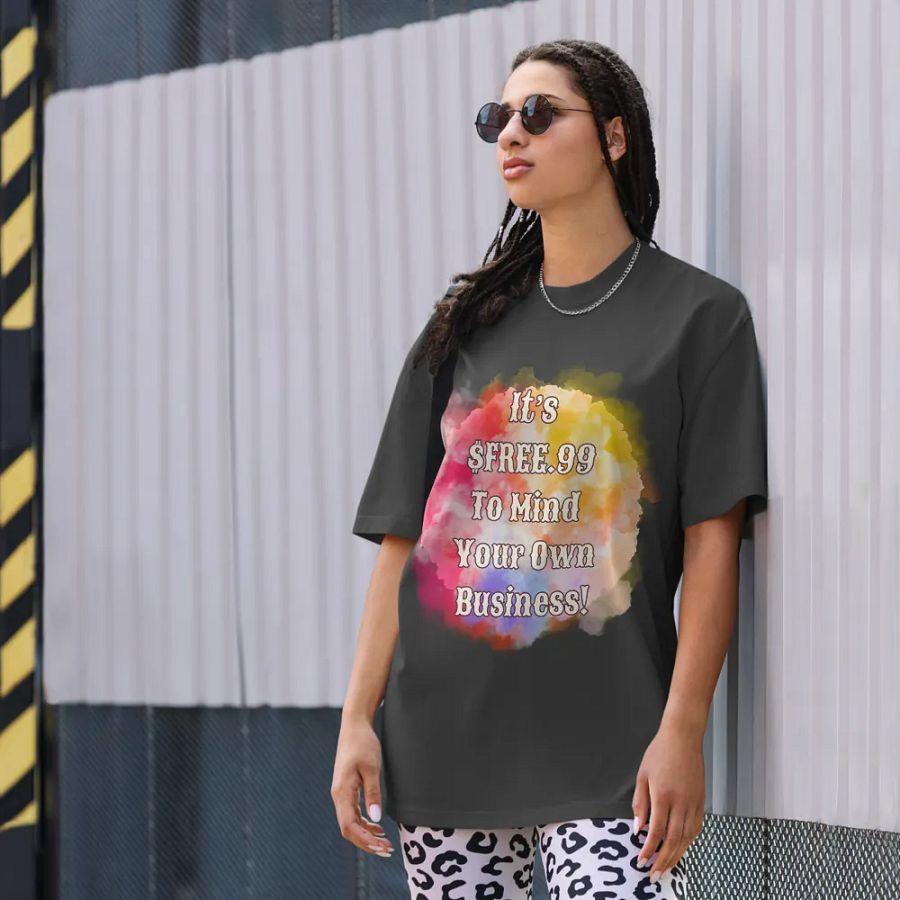 $FREE.99 Oversized T-Shirt product image (8)