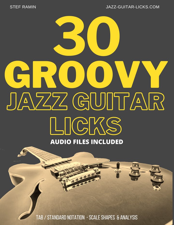 30 Groovy Jazz Guitar Licks - PDF With Audio Files product image (1)