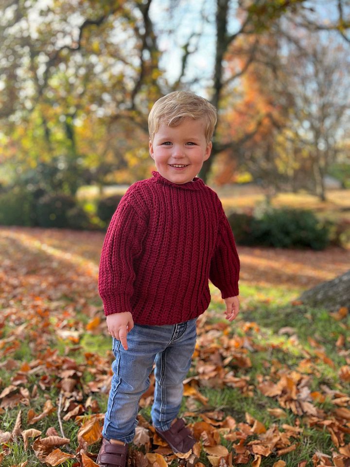 Beginner Sweater Pattern / Easy Crochet Cardigan Pdf Pattern / Child Baby to age 10 ribbed crochet top pattern product image (1)