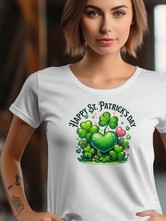 St. Patrick's Day Shamrock Celebration T-Shirt product image (1)
