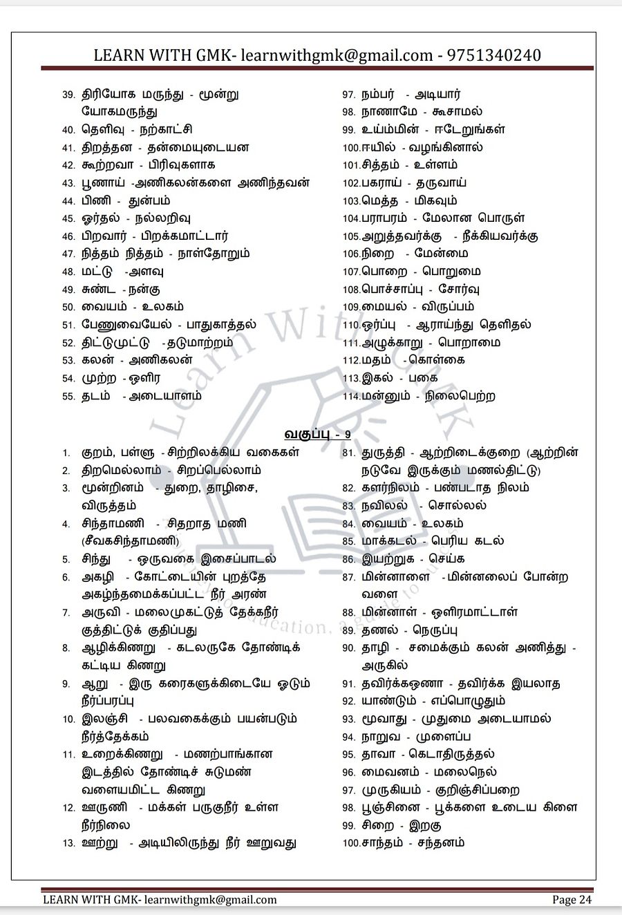 TNPSC 2025 New Syllabus Group 2, 2A and 4 அலகு 2-5 - Study material 450 Rs product image (5)