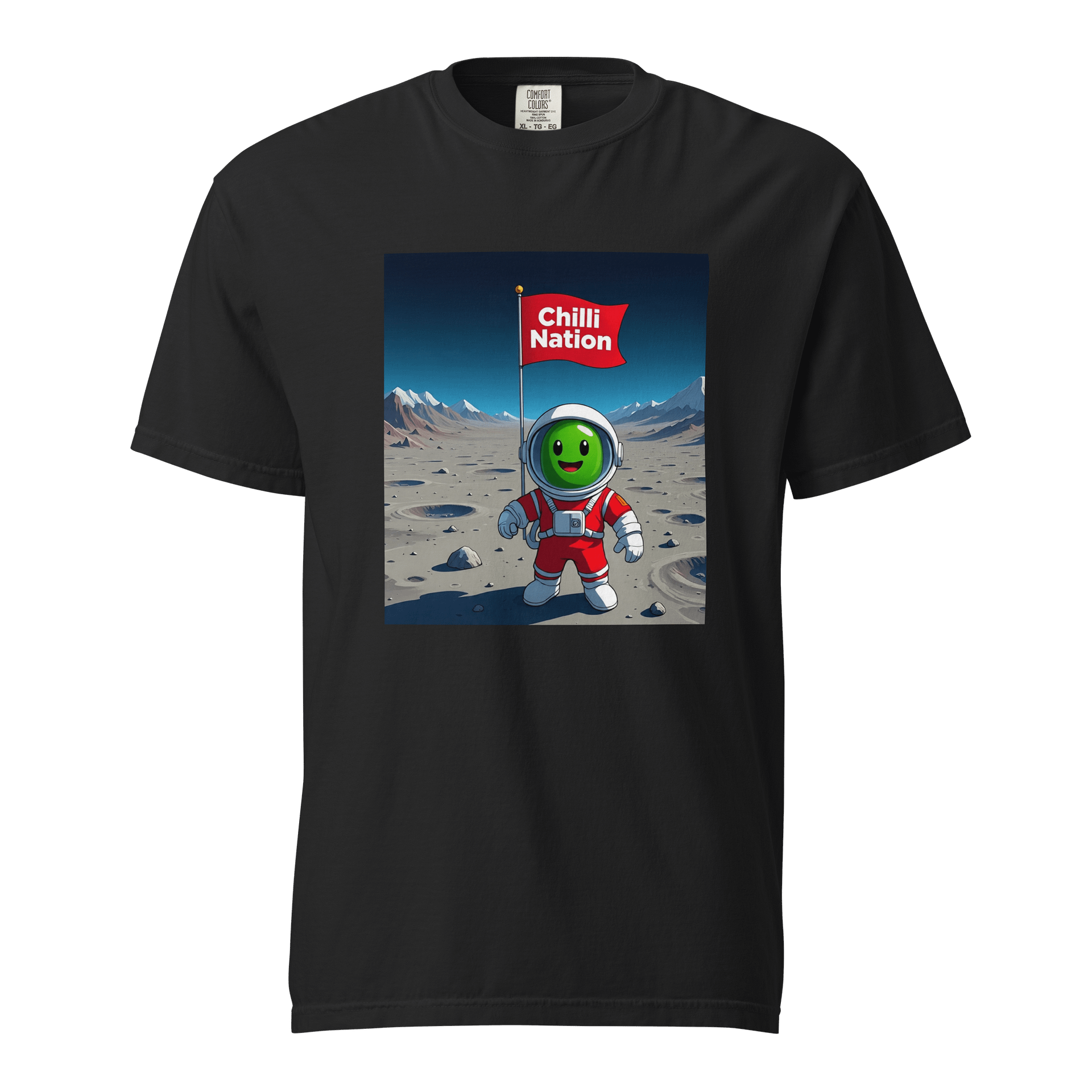 Chilli Nation on the moon Explorer T-Shirt product image (1)
