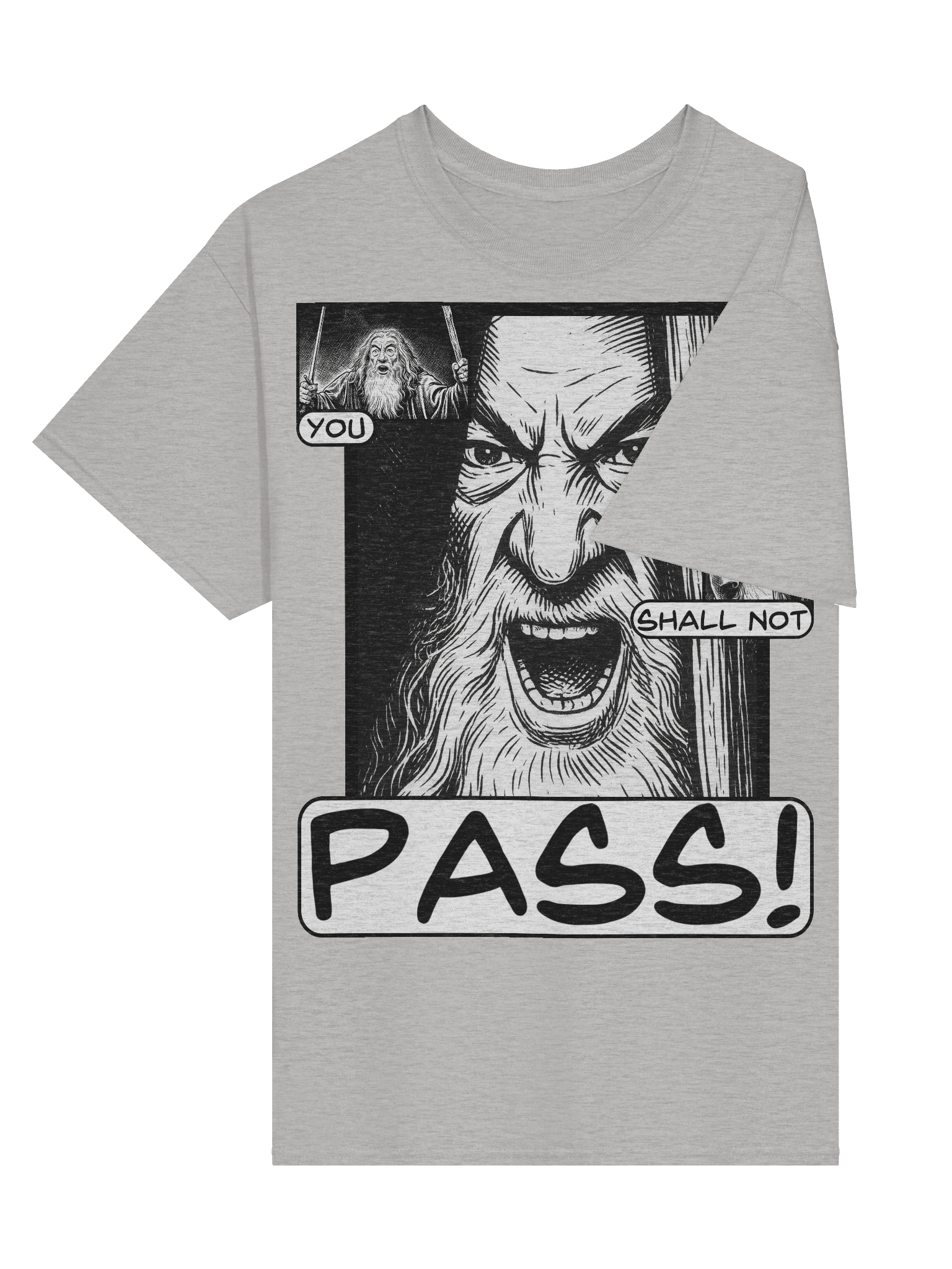 The Lord Of The Rings inspired You Shall Not Pass Scene T-Shirt product image (34)