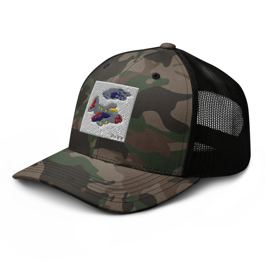 Kid Airplane (Otto Cap Camouflage Trucker Hat) product image (6)