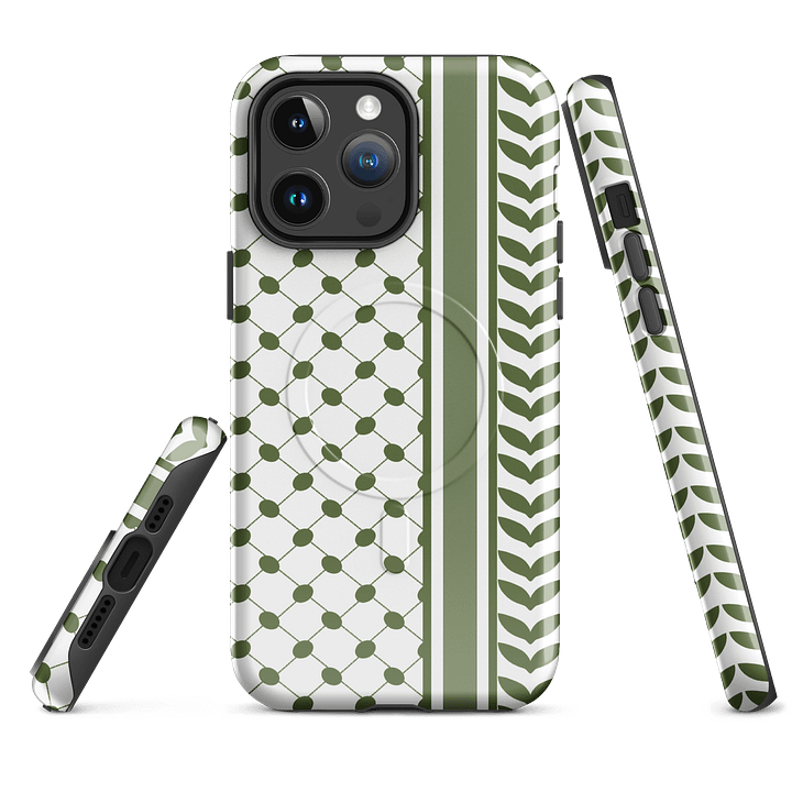 Olive Keffiyeh MagSafe® Case for iPhone® product image (4)