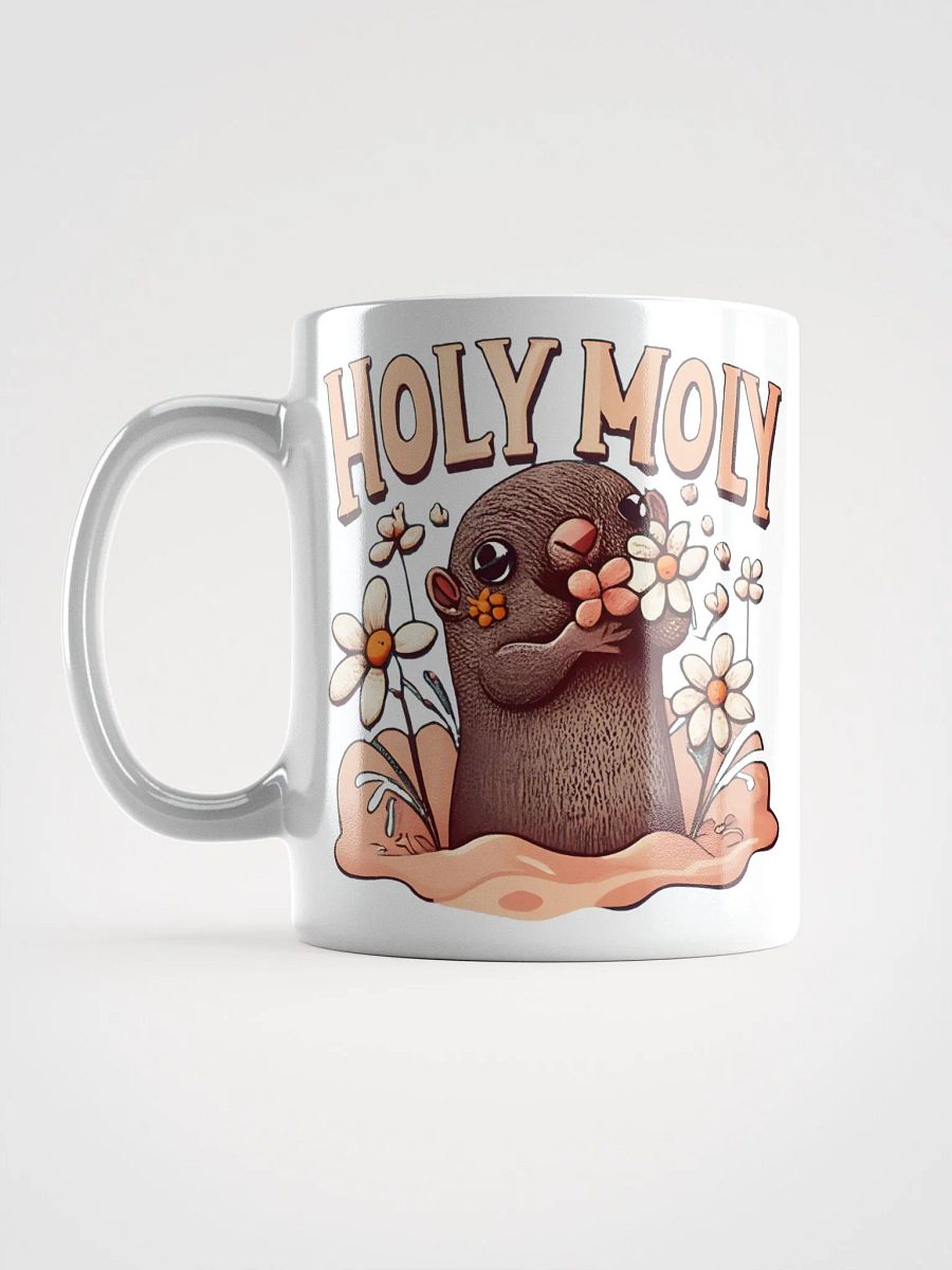 Holy Moly Cute Mole Ceramic Mug Design product image (17)