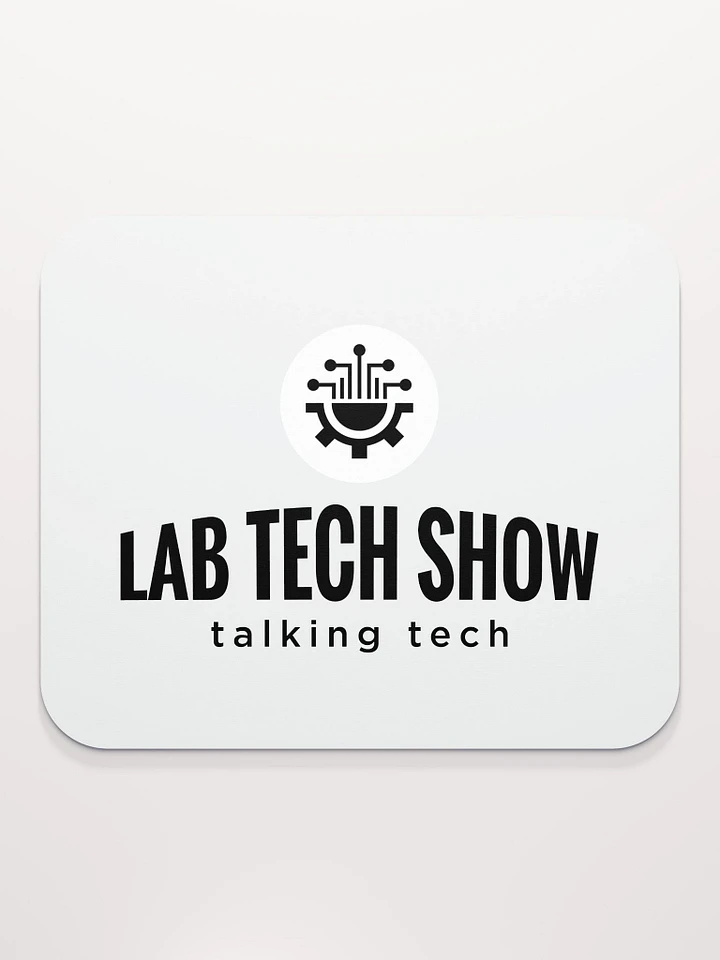 Lab Tech Show Mouse Pad Black & White product image (2)