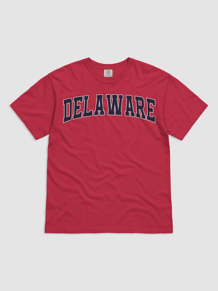 Delaware Vintage Varsity Unisex Garment-Dyed T-shirt product image (22)