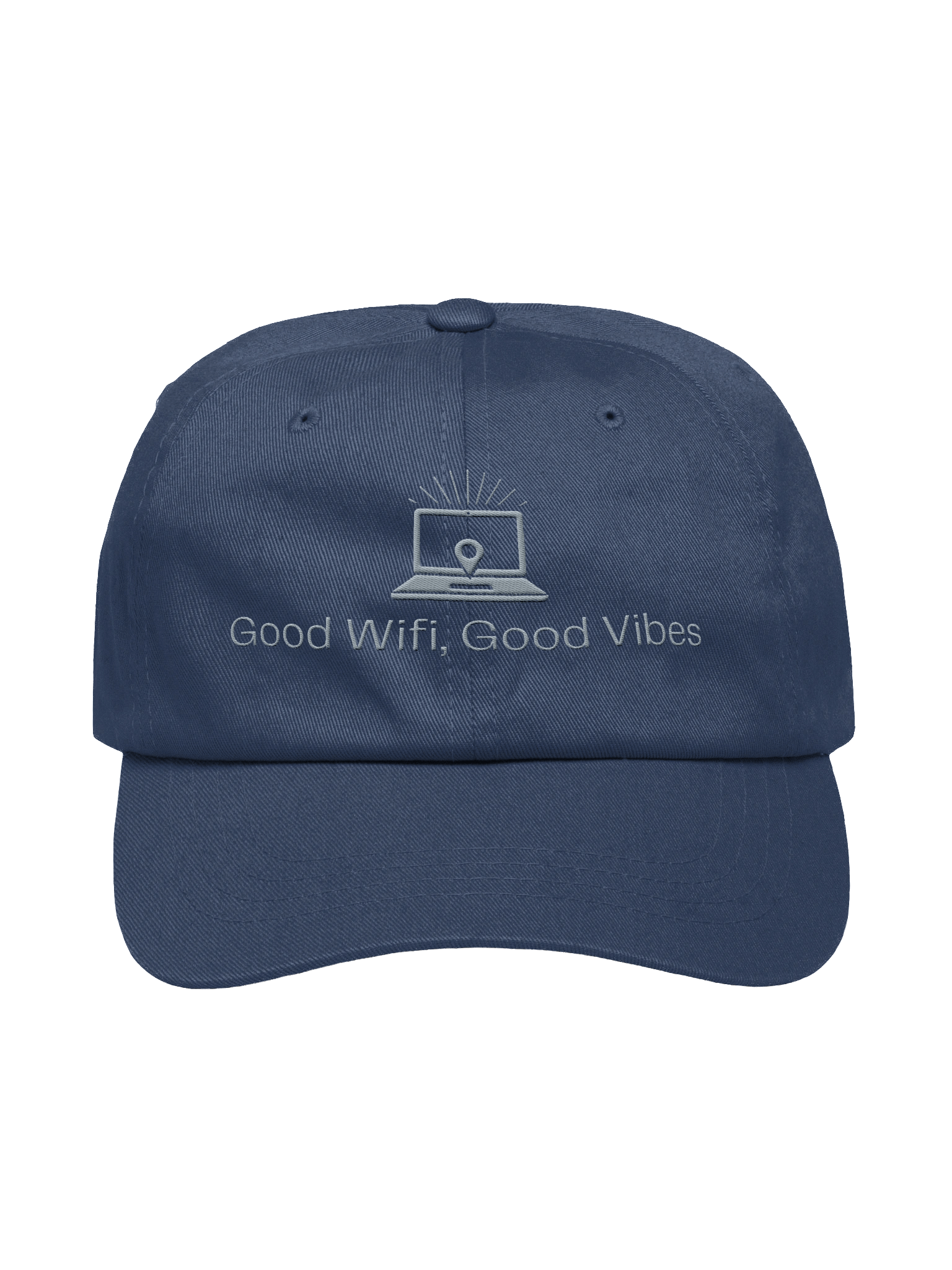 Good WiFi, Good Vibes Hat, Navy product image (1)
